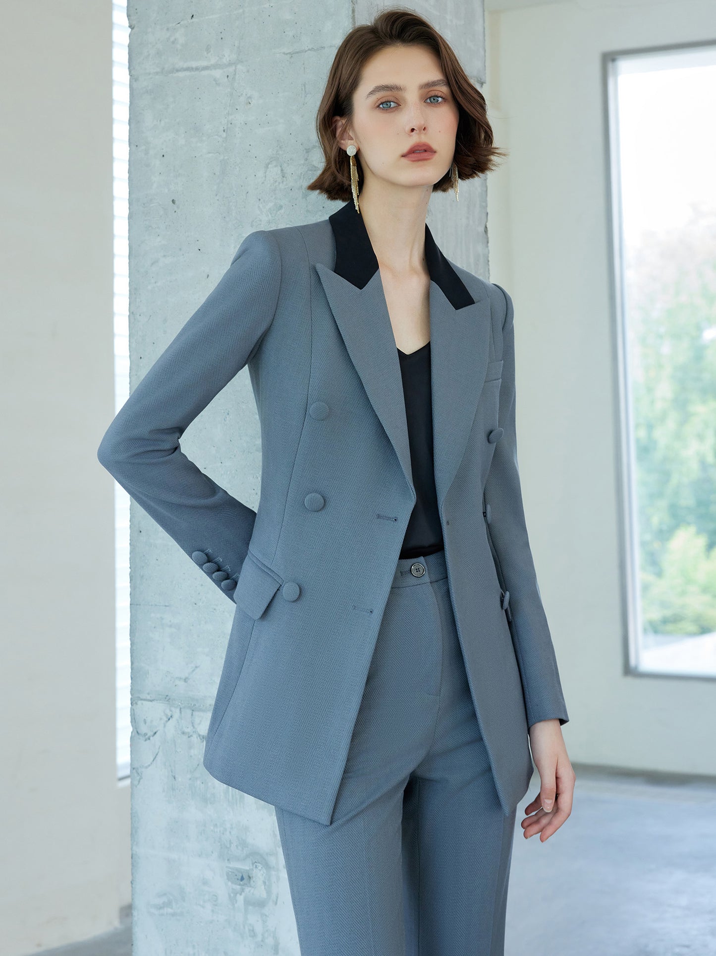 Steel Vesper Pant Suit Set