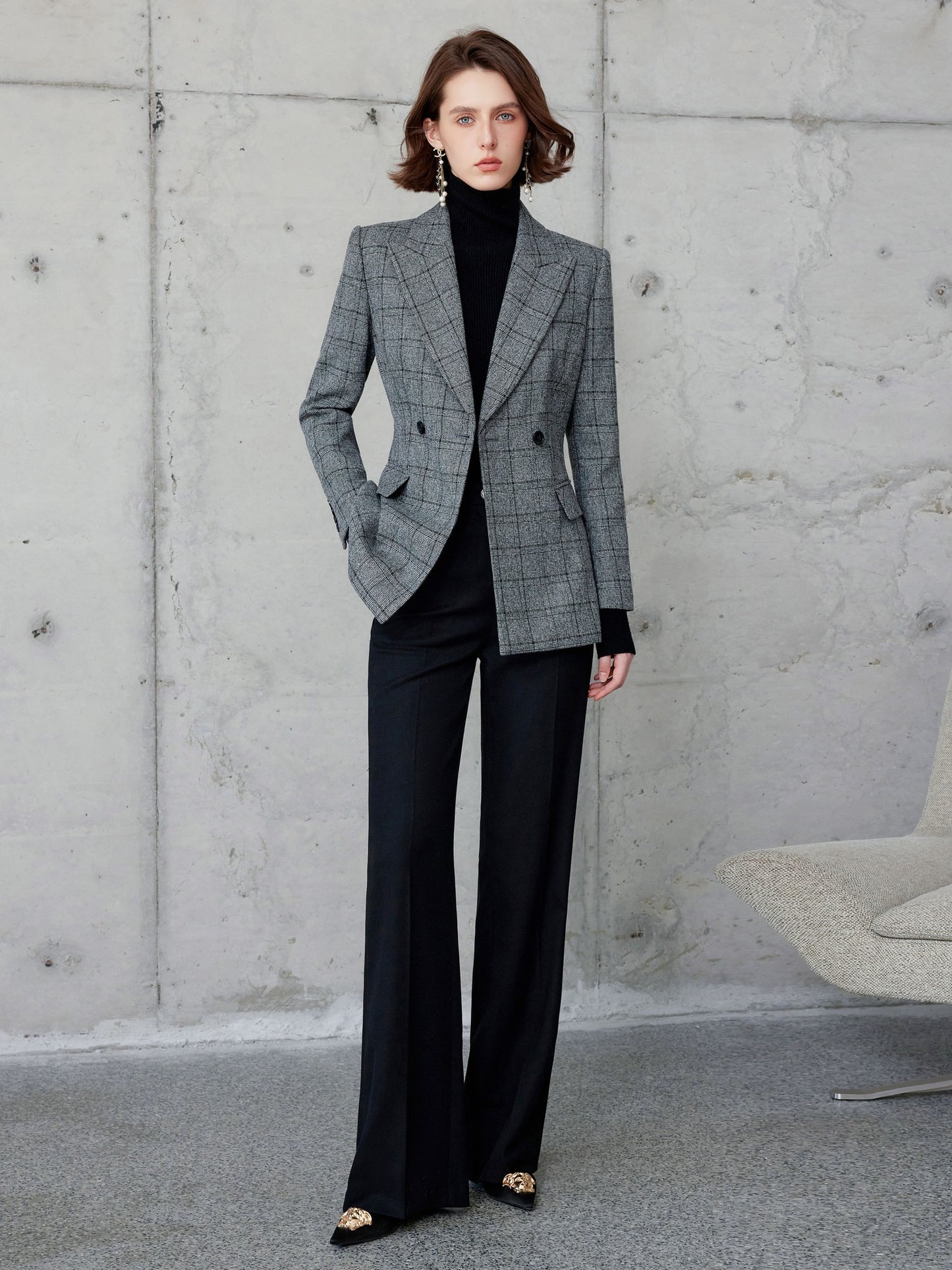 The Kensington Check Pant Suit Set