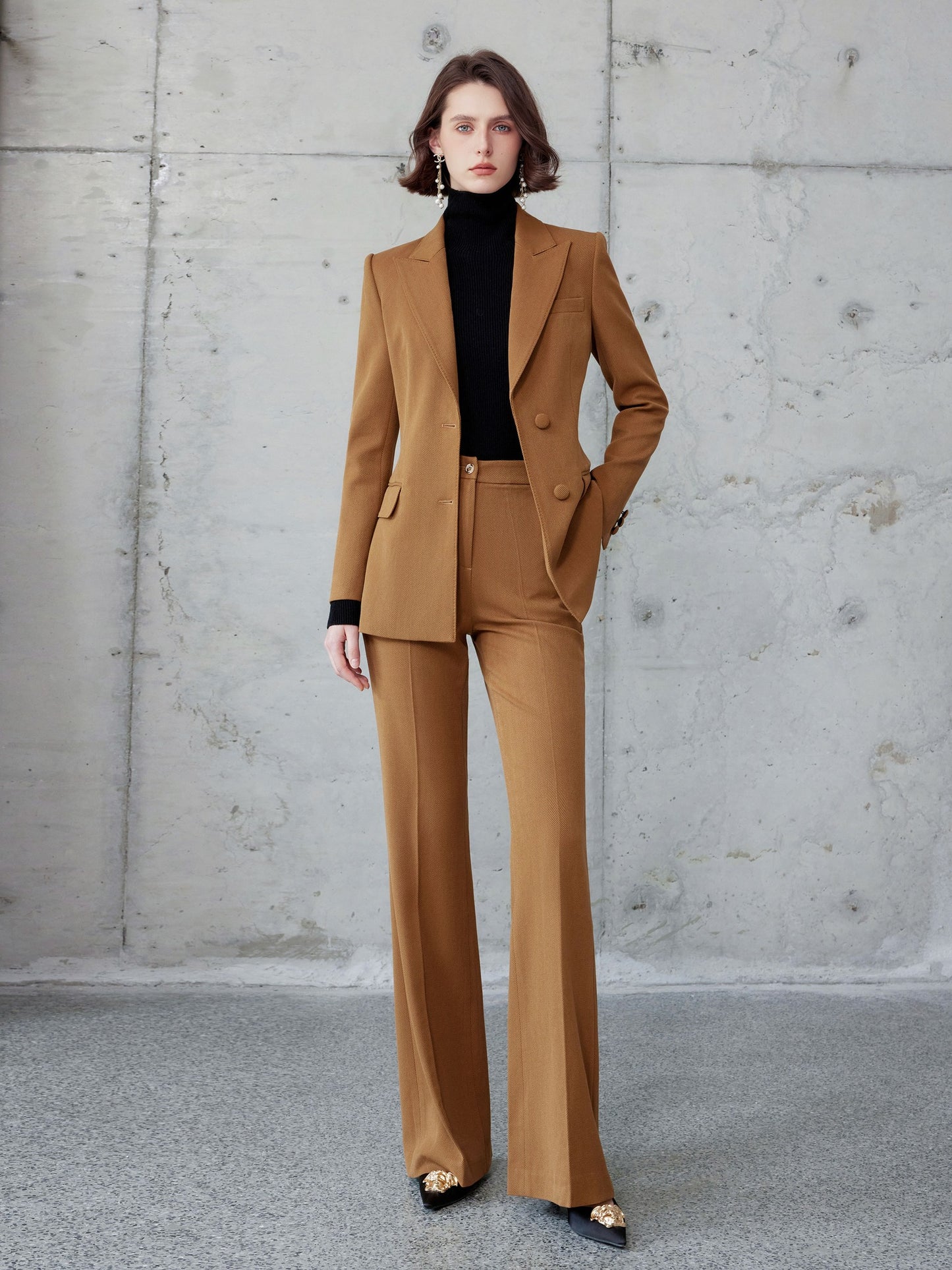 Savannah Caramel Power Suit Set